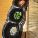 麺屋 周郷 - スープ〆用　薬味