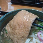 うどん商人つづみ屋 - オアゲも大判で食べごたえあり♪
