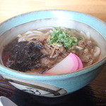 くつろぎ亭ひこべえ  - 牛肉うどん　700円