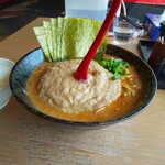 大岩亭 - 辛いのりラーメン特鳥3辛