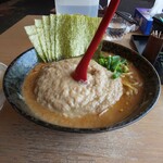 大岩亭 - 辛いのりラーメン特鳥3辛