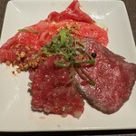 原宿焼肉 KINTAN - お薦めユッケ