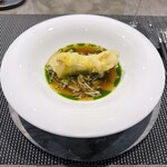 H1 - 「平目のフリットのきのこ尽くし」