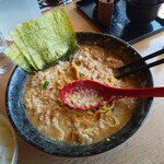 大岩亭 - 辛いのりラーメン特鳥3辛