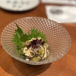 炭焼 うな富士 - つぶ貝わさび。酒飲みがみんな好きなやつ。