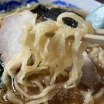 きせん - 手打にんにくラーメン大盛