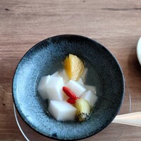 中国料理 滄 - セットデザート／フルーツ杏仁