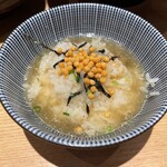 焼きあご塩らー麺 たかはし - お茶漬け