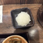 炭火焼和めし処 しんぱち食堂 - 大根おろし❗️