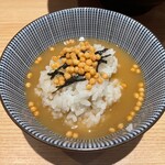 焼きあご塩らー麺 たかはし - お茶漬け