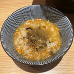 焼きあご塩らー麺 たかはし - お茶漬け