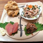 三九酒場 けごむす - ポテサラ、すもつ、米糠味噌、明太子