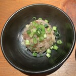 あじめん - お通しのなめろう