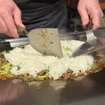 森ふじ - まじでバカうま、ホタルイカとセリのガーリックライス