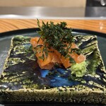 森ふじ - 桜鱒と四万十の青さのり的な