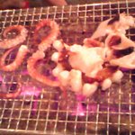 奥州魚屋酒場 浜やき 天海 - たこの丸焼き