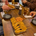 新世界大衆屋台 五右衛門 - 串揚げetc