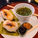 Cafe Momo - お餅のセット
