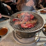 昭和ロマンス酒場 難波中店 - 厚切りハラミ　上カルビ