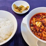 赤坂 四川飯店 - 陳麻婆豆腐とご飯