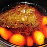 銀座ろくさん亭 - 青海苔の赤出汁