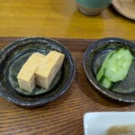 ももも - 出汁巻きと漬け物