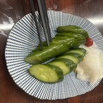 ささのや - お新香はマスト。