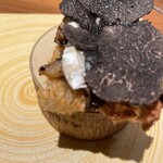真白 - キノコ　ブルーチーズ　トリュフ乗せ