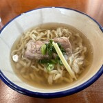 にいまそば - ちぢれ中/なんこつそば850円