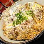 江戸そば 孫吉 - ミニ丼セットのカツ丼