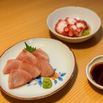 きりんのたまご - 天然ブリとたこぶつのお造り