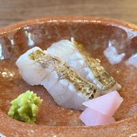 鎌倉 北じま - 夜釣りのアカムツ 皮目炭で炙り