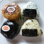 おにぎり 野田や - 今回購入したおにぎり４つ♪