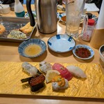 板場居酒屋海源丸 - お寿司６カン盛り