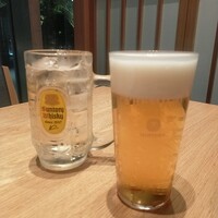 うなぎ四代目菊川 ムスブ田町店 - とても美味しい、サントリーのドリンク