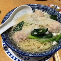 喜記 銀座店 - 海老ワンタン麺（1600円）