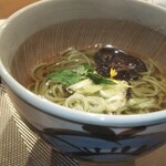 寿し芳 - 青のり蕎麦