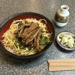 長寿庵 - 冷やし山菜そば