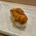 寿司 う月 - 上雲丹　1貫