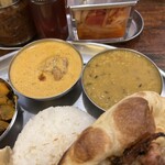 印度料理シタール - バターチキンとダルカレー