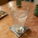 お蕎麦 結 - いつもの蕎麦焼酎帰山のソーダ割＝キザンハイボール