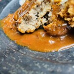 とんかつ一代 - ハンバーグ肉汁凄い！