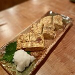 お蕎麦 結 - こちらも、夜の部だけの出汁巻き卵