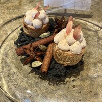 entre nous - シフォンケーキ　ふきのとう　パンドエピス　意外な組み合わせ