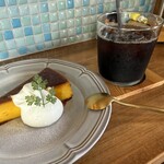 自家焙煎珈琲 かめとかめ - アイスコーヒーマンデリンとかぼちゃぷりん