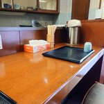 玉屋 - 六名対応のカウンター席のみ。