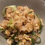 鉄板焼 日和 - ご飯→ ガーリックライス⭐️ に変更　+660円