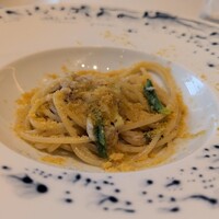 Ristorante Ecru - カスベのからすみ乗せ