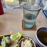 come in家fe maze maze  - お冷、ランチスープ