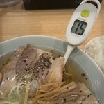 つけ麺 中華そば 燦 - 塩分濃度　1.5